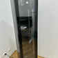 115L Commercial Skinny Upright Bar Fridge - Single Door, Black Stainless Steel, LED Lighting for Wine & Beverages