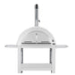 Grill King 30 Inch Charcoal Pizza Oven Outdoor In Black Stainless Steel Artisan Wood-Fired Charcoal Pizza Bread Oven BBQ Grill