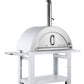 Grill King 30 Inch Charcoal Pizza Oven Outdoor In Black Stainless Steel Artisan Wood-Fired Charcoal Pizza Bread Oven BBQ Grill