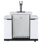 188L KEGERATOR/BEER DISPENSER MACHINE + STORAGE MODULE SUITABLE FOR ROCKPOOL WHITE  BBQ KITCHEN SERIES