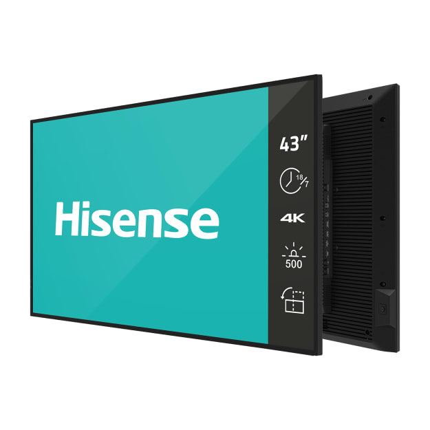 HISENSE 43GM50D 43 UHD DIGITAL SIGNAGE 500NIT 18 X 7 ANDROID 11 PANEL