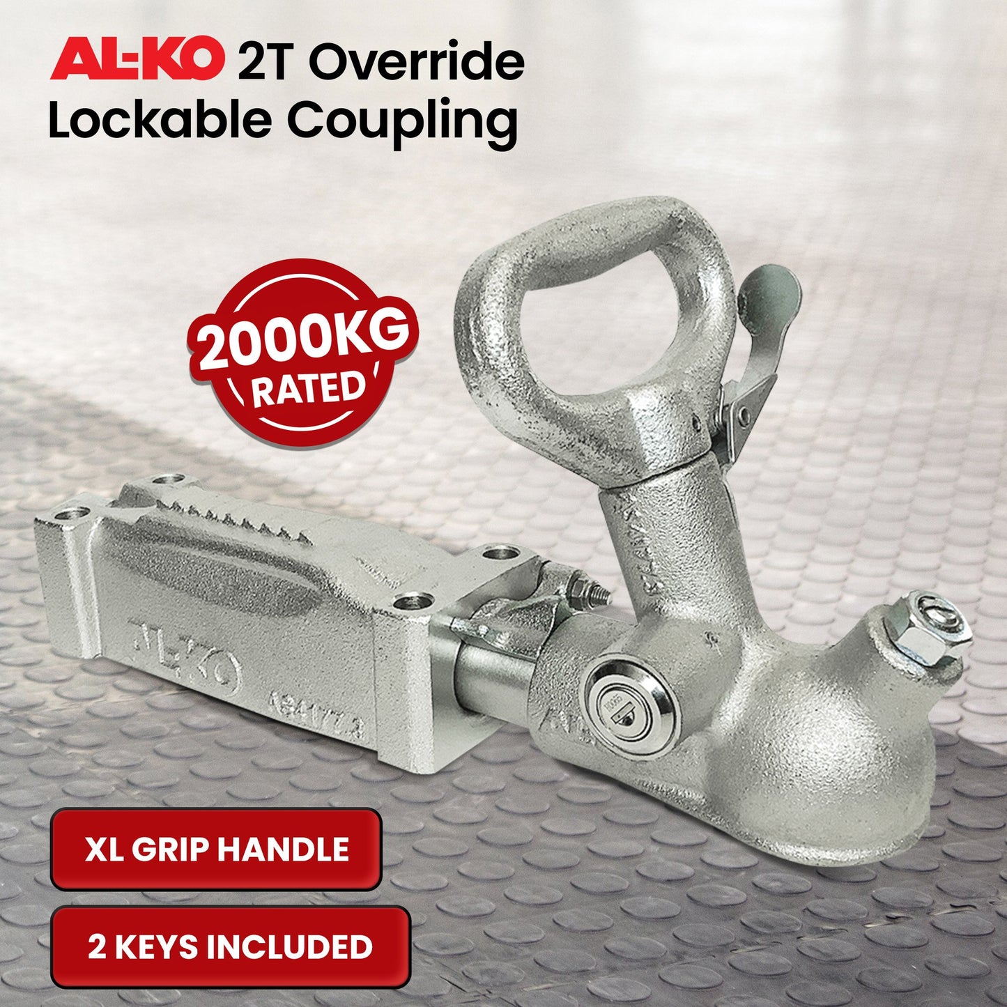 AL-KO Lockable Coupling - 2T Override 614054LPL