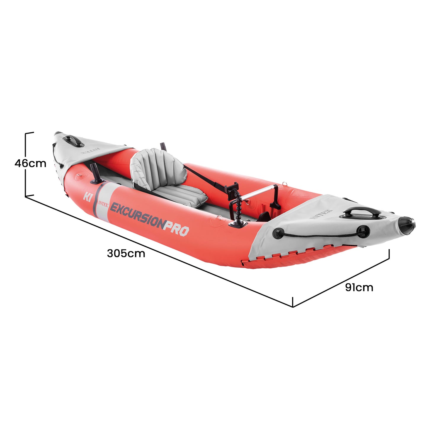 Intex Excursion Pro K1 Inflatable Kayak - 1 Person