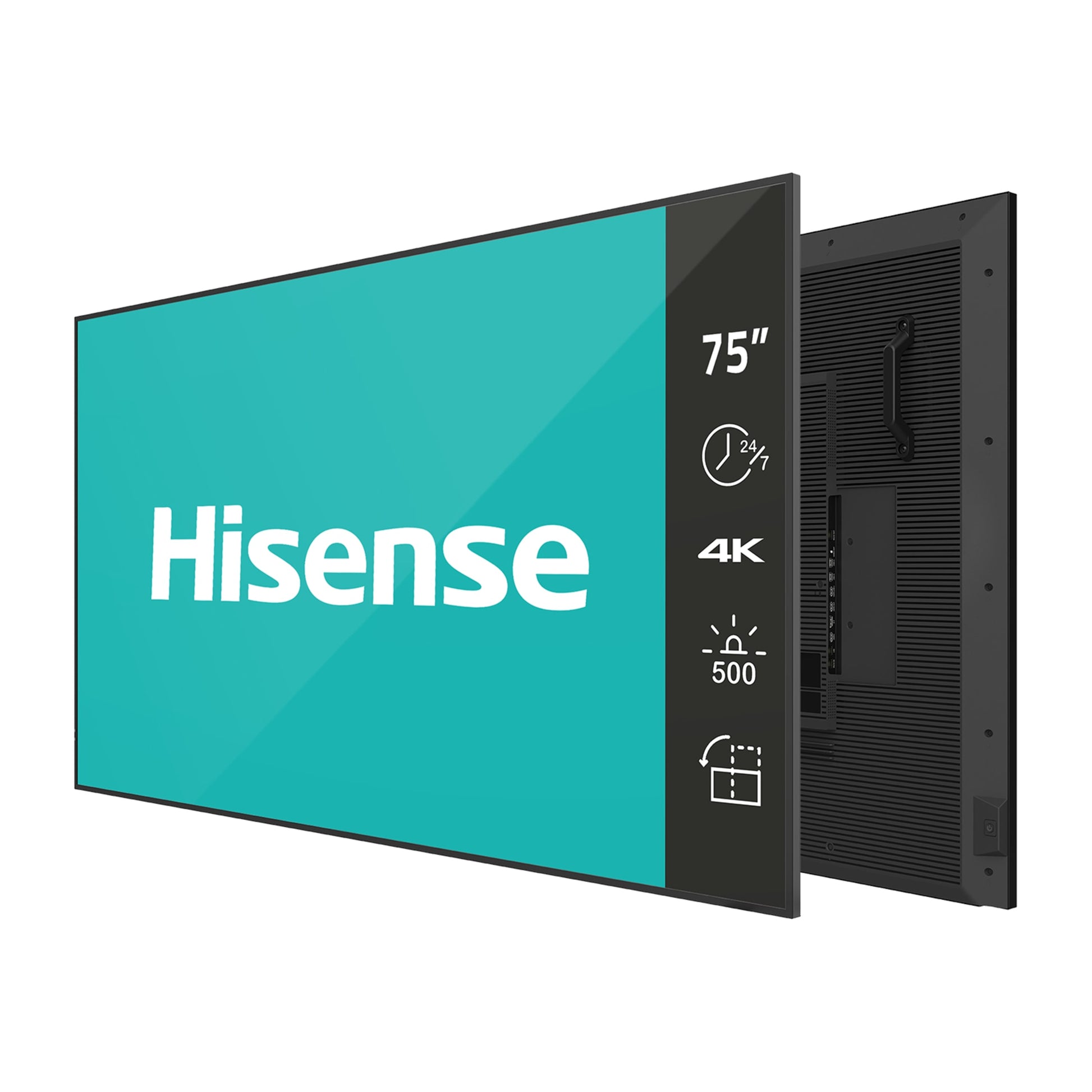 HISENSE 75DM66D 75 UHD DIGITAL SIGNAGE 500NIT 24 X 7 ANDROID 11 PANEL