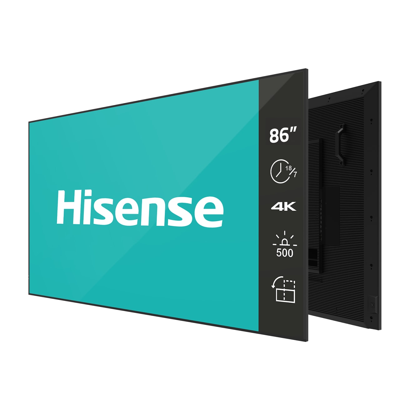 HISENSE 86GM50D 86 UHD DIGITAL SIGNAGE 500NIT 18 X 7 ANDROID 11 PANEL