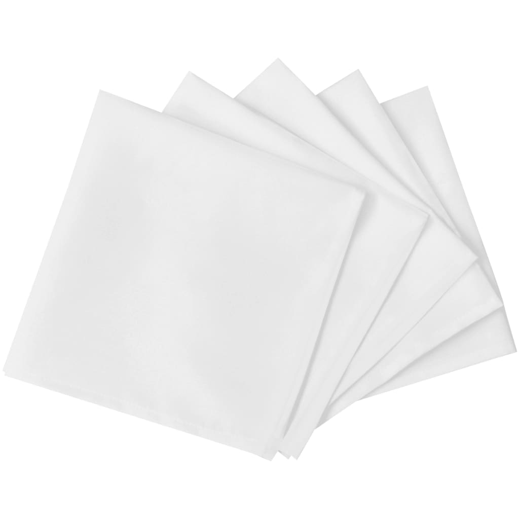 Napkins White 50 x 50 cm