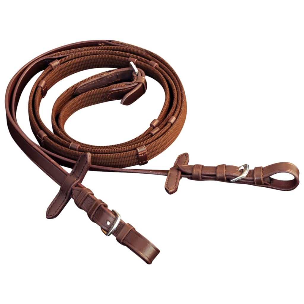 Flash Bridle with Reins and Bit Brown Cob