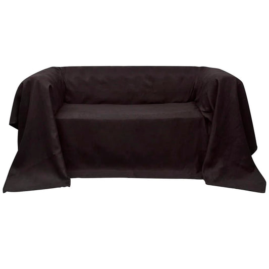 Couch Slipcover Brown 210 x 280 cm