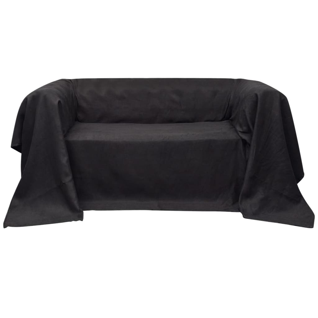 Couch Slipcover Anthracite 270 x 350 cm