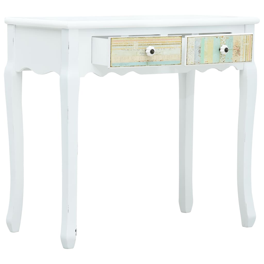 Console Table White 80x40x74 cm Wood