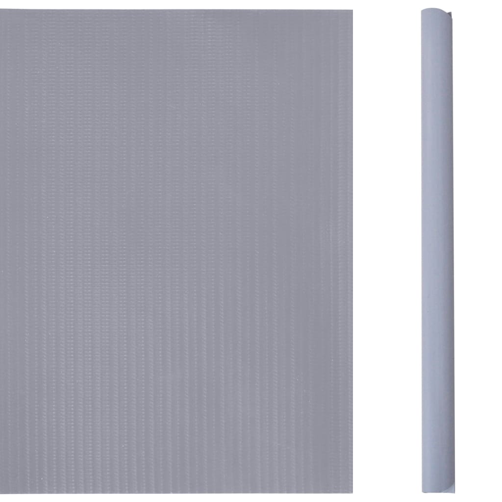 Garden Privacy Screens 4 pcs PVC 35x0,19 m Matte Light Grey