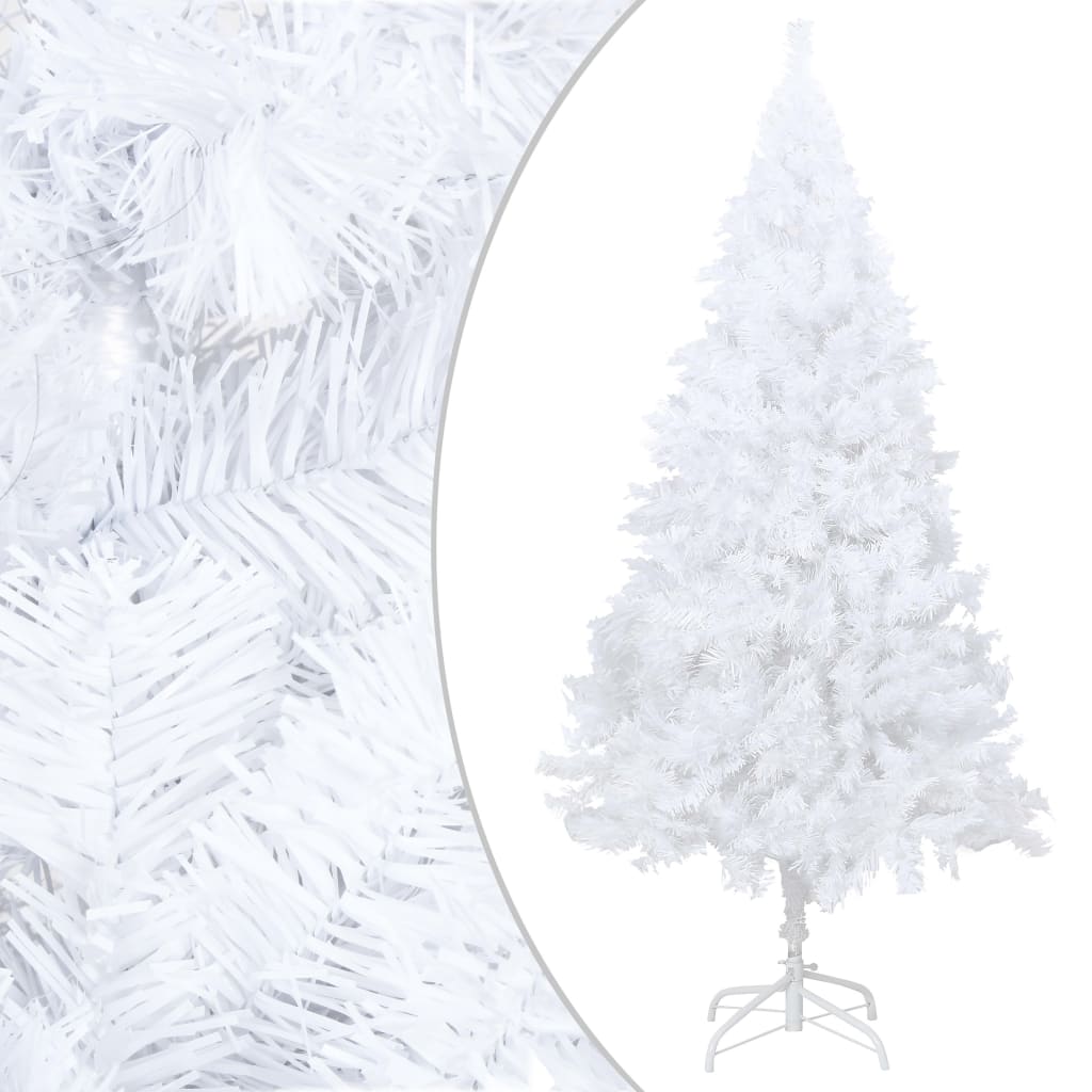 Artificial Pre-lit Christmas Tree with Ball Set White 240 cm