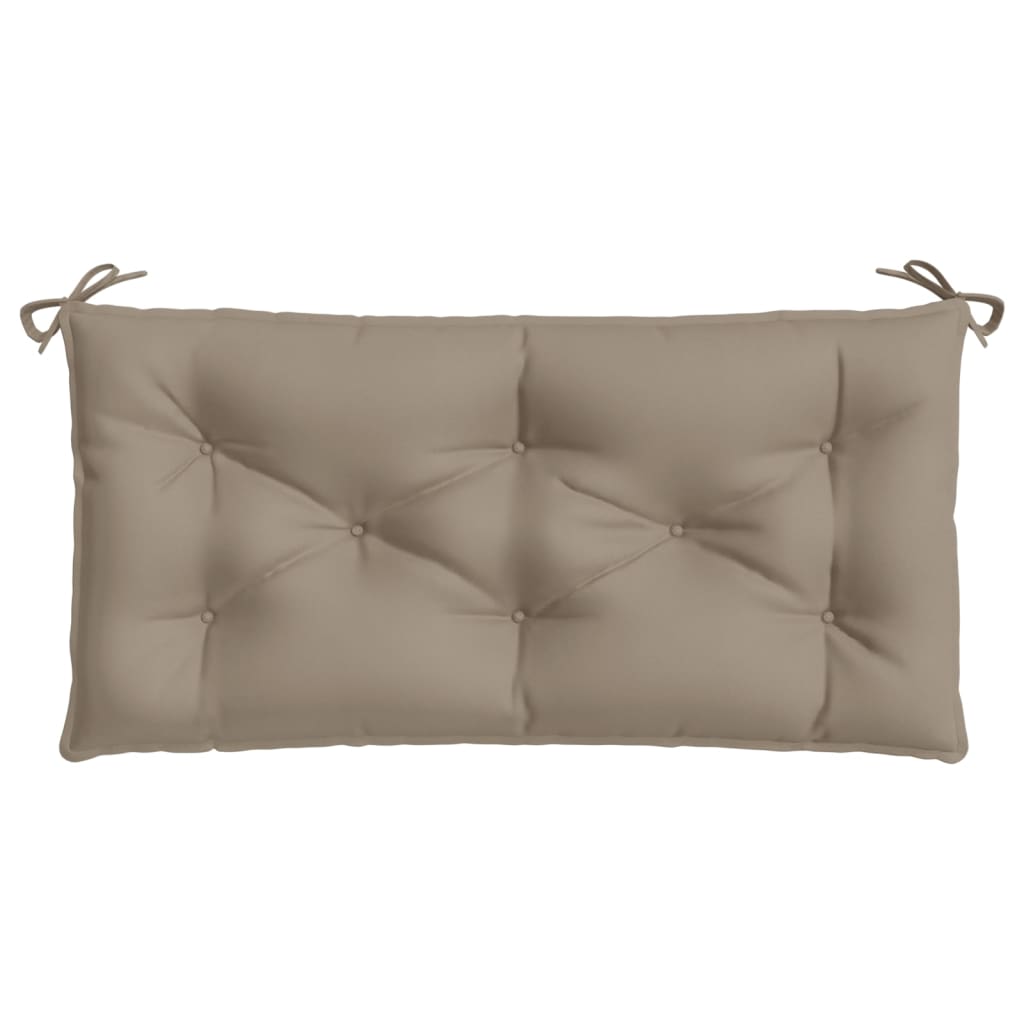 Garden Bench Cushion Taupe 100x50x7cm Oxford Fabric