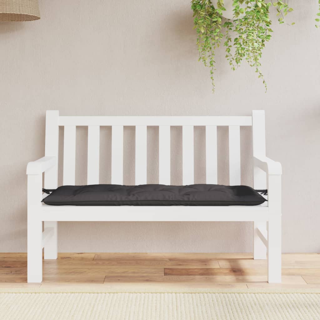 Garden Bench Cushion Anthracite 120x50x7cm Oxford Fabric