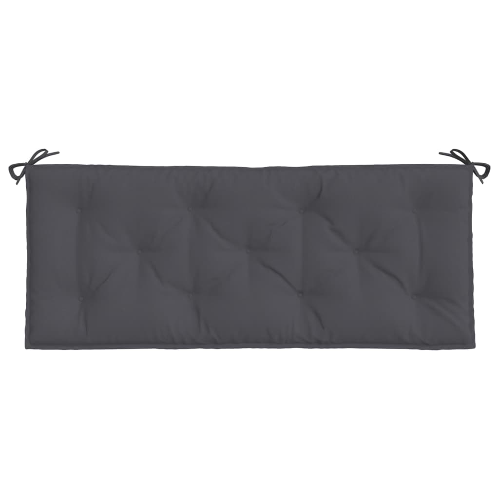 Garden Bench Cushion Anthracite 120x50x7cm Oxford Fabric