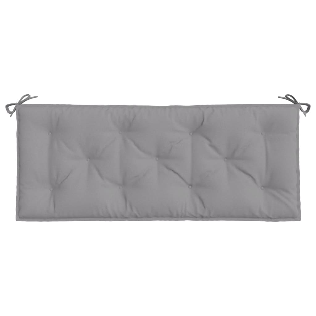 Garden Bench Cushion Grey 120x50x7cm Oxford Fabric