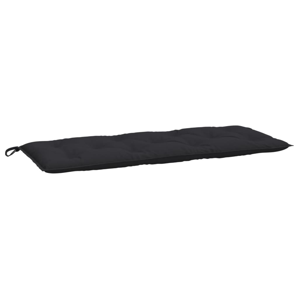 Garden Bench Cushion Black 120x50x7cm Oxford Fabric