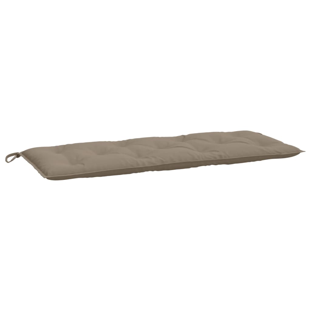 Garden Bench Cushion Taupe 120x50x7cm Oxford Fabric