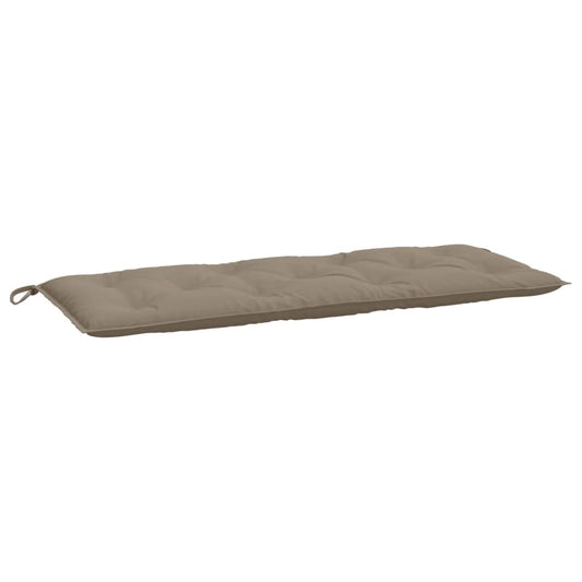 Garden Bench Cushion Taupe 120x50x7cm Oxford Fabric