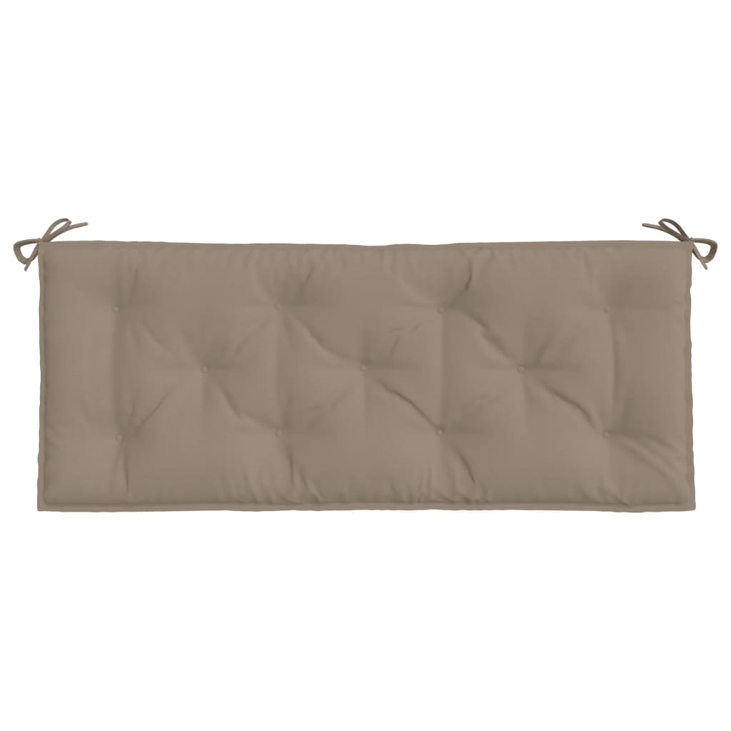 Garden Bench Cushion Taupe 120x50x7cm Oxford Fabric