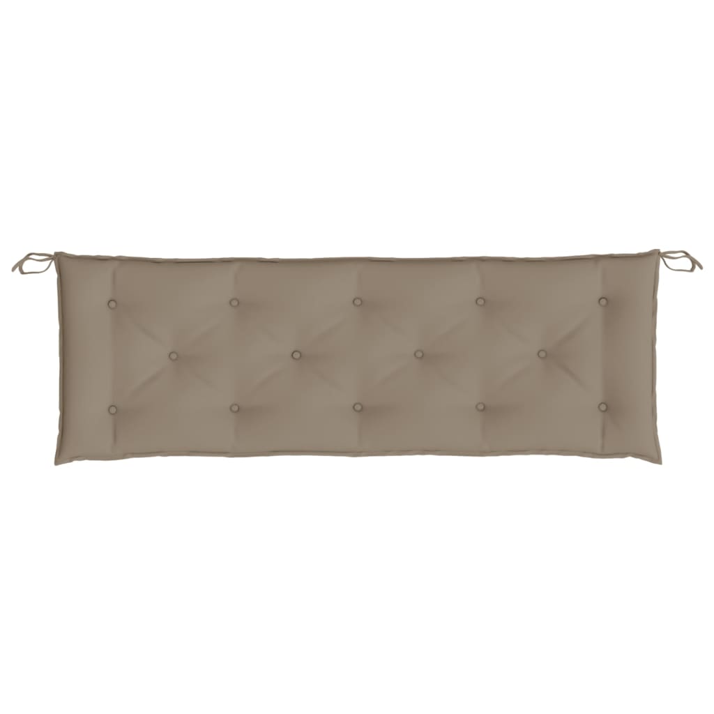 Garden Bench Cushion Taupe 150x50x7 cm Oxford Fabric