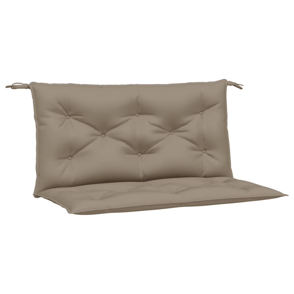 Garden Bench Cushions 2pcs Taupe 100x50x7 cm Oxford Fabric