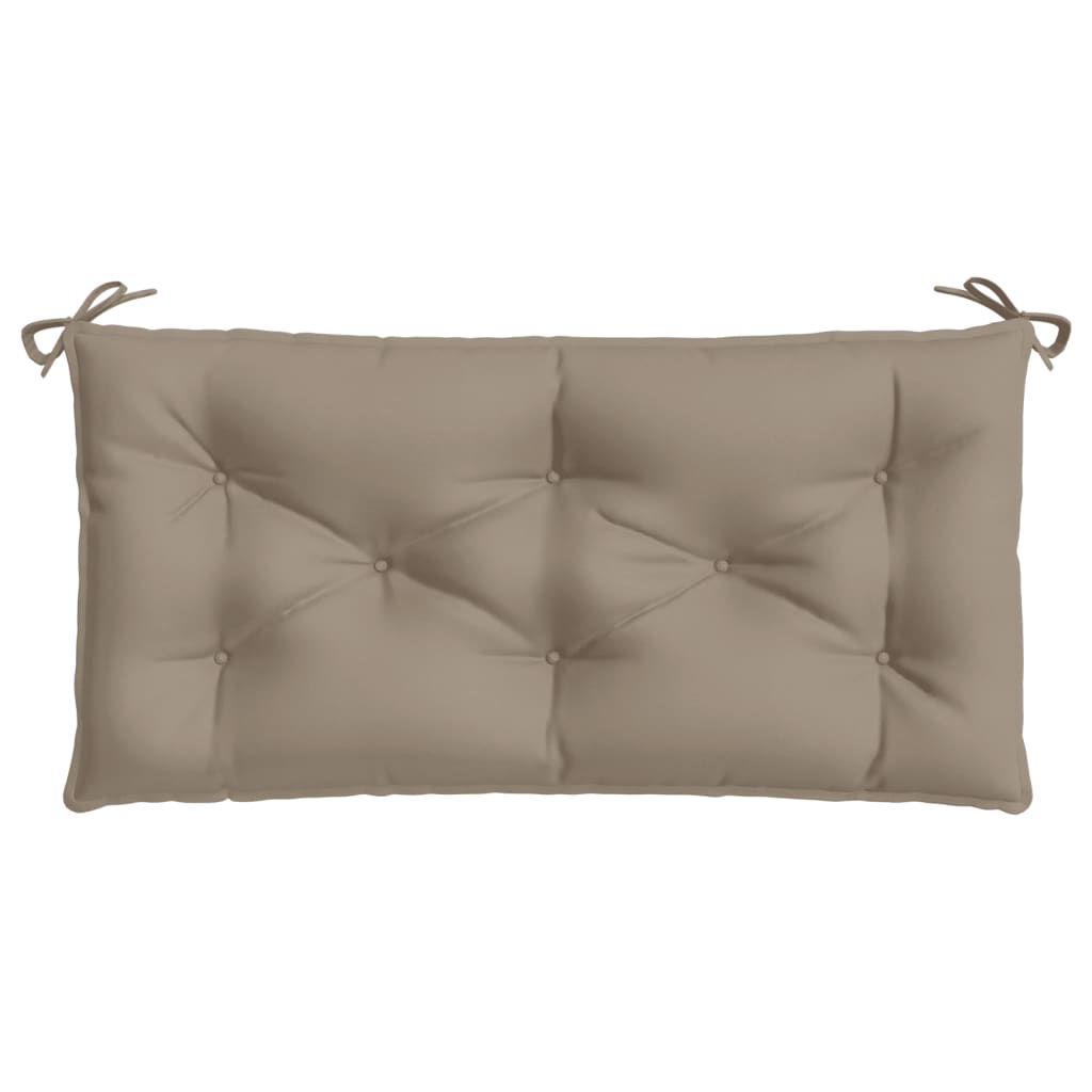 Garden Bench Cushions 2pcs Taupe 100x50x7 cm Oxford Fabric