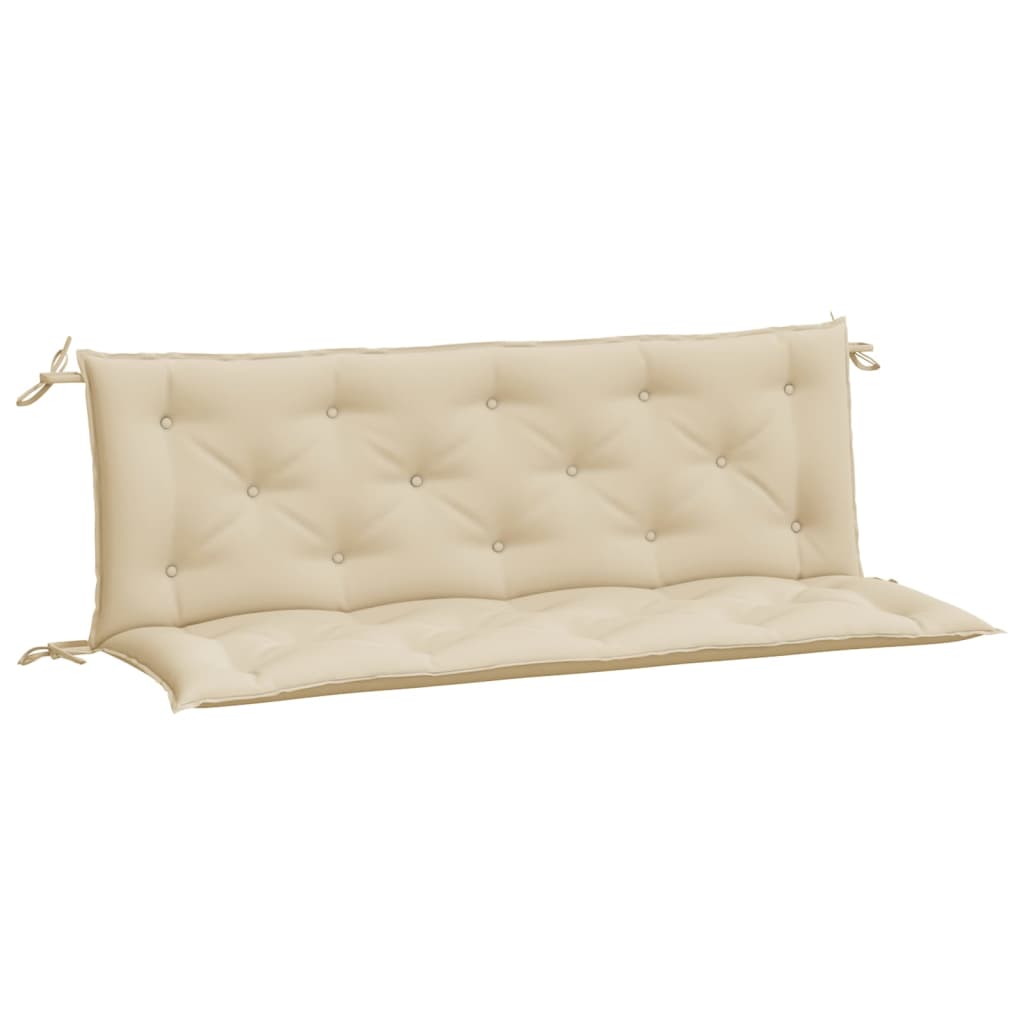 Garden Bench Cushions 2pcs Beige 150x50x7cm Oxford Fabric