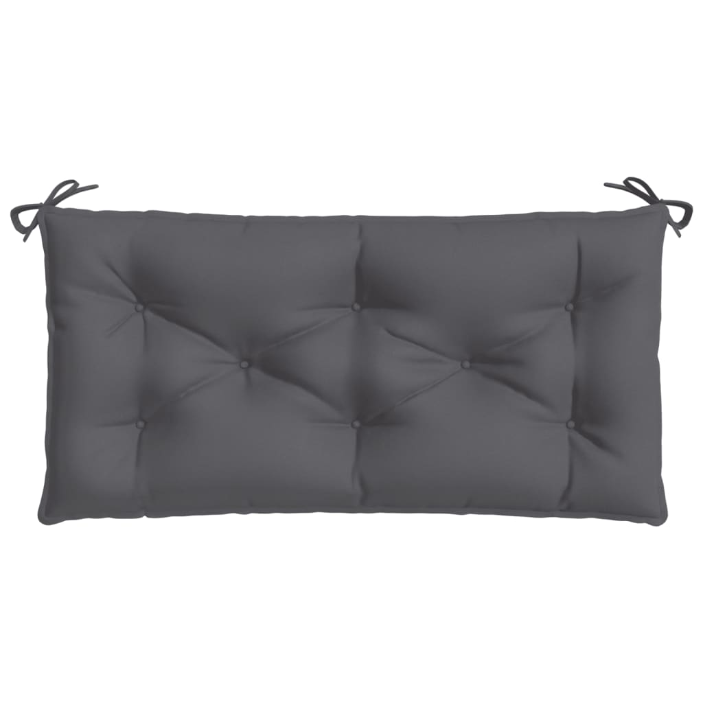 Garden Bench Cushion Anthracite 110x50x7 cm Oxford Fabric