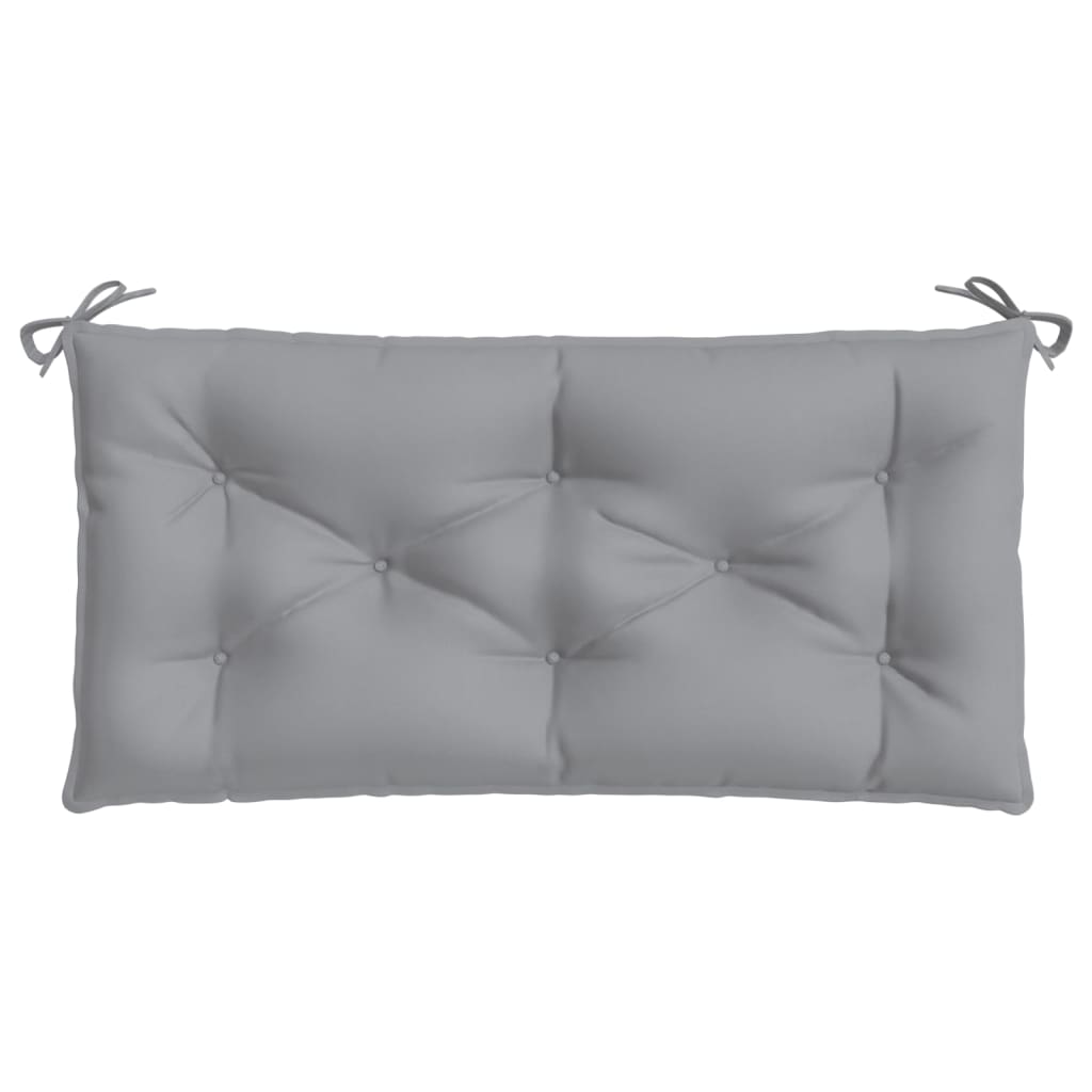 Garden Bench Cushion Grey 110x50x7 cm Oxford Fabric