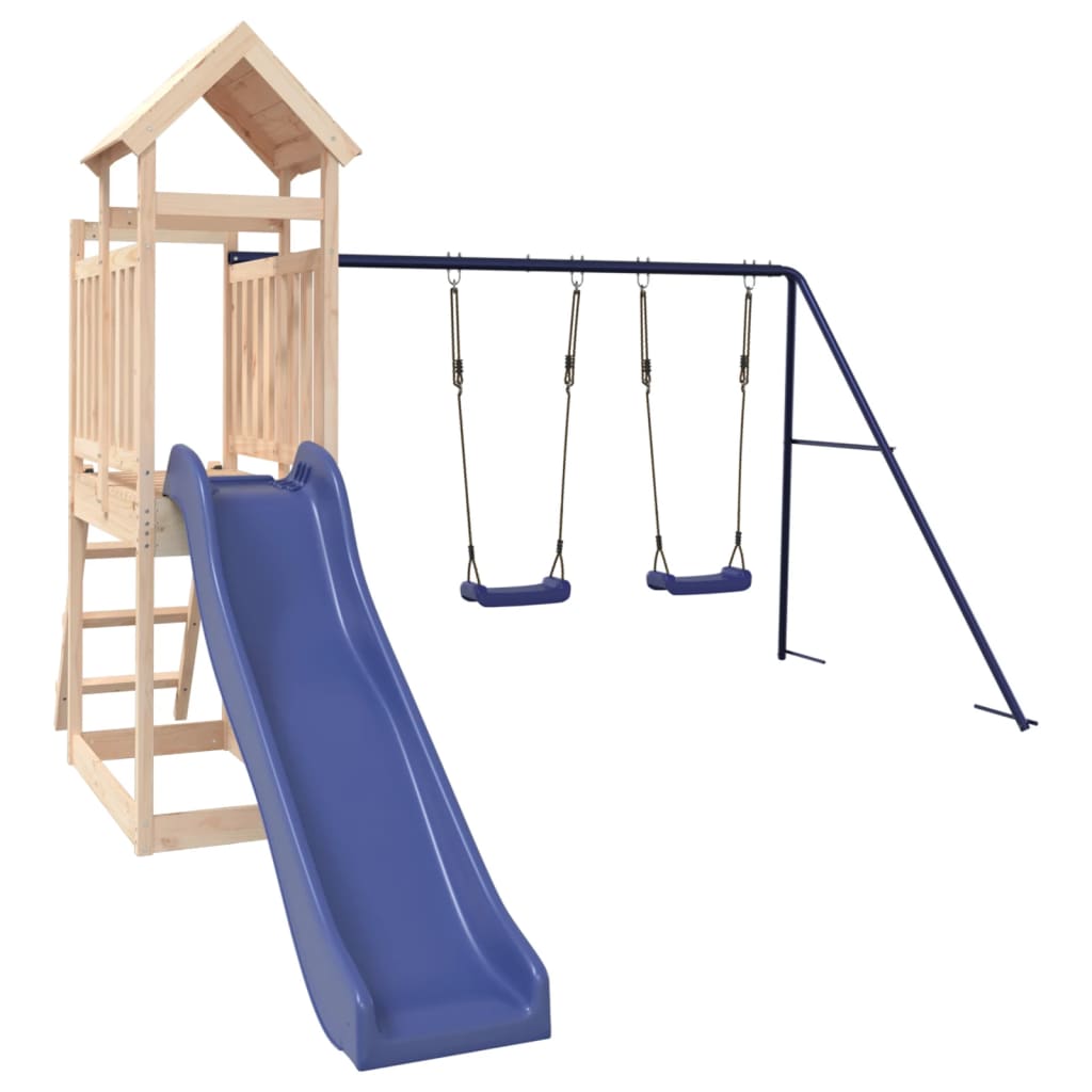 Outdoor Playset Solid Wood Pine