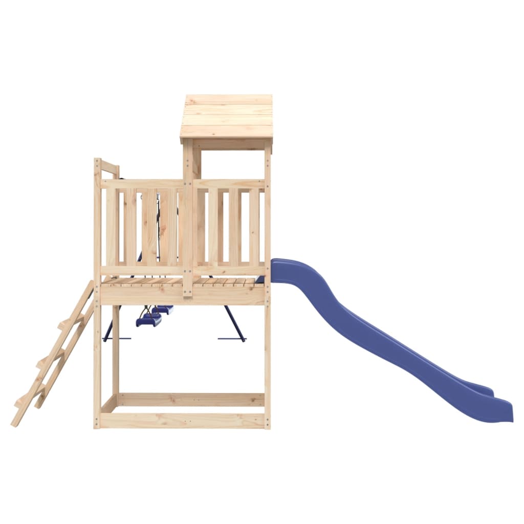 Outdoor Playset Solid Wood Pine