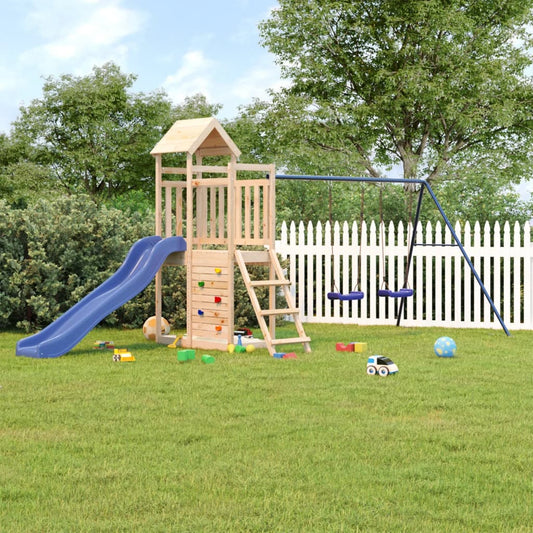 Outdoor Playset Solid Wood Pine