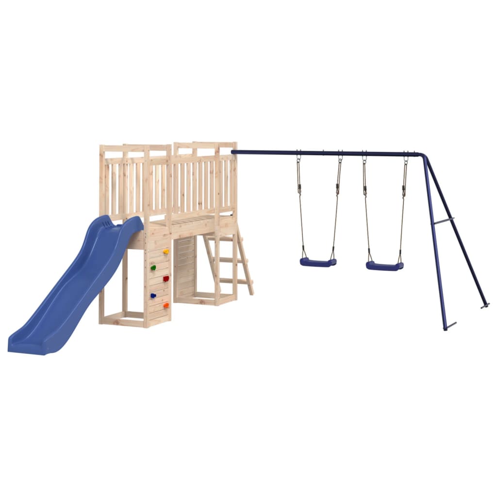 Outdoor Playset Solid Wood Pine