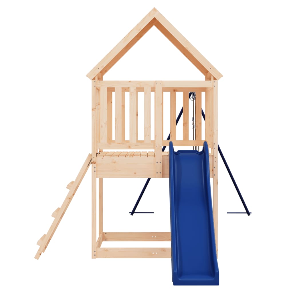 Outdoor Playset Solid Wood Pine