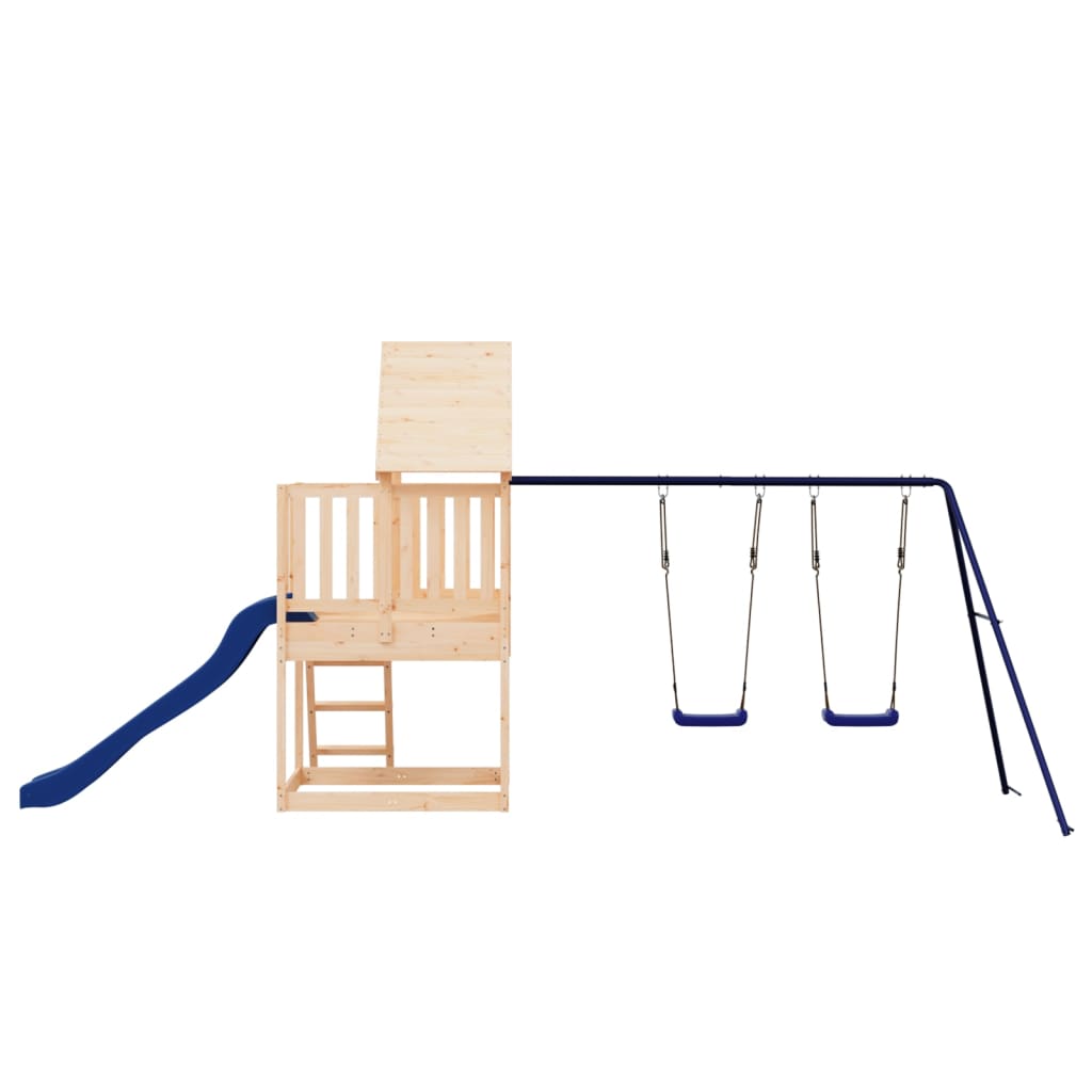 Outdoor Playset Solid Wood Pine