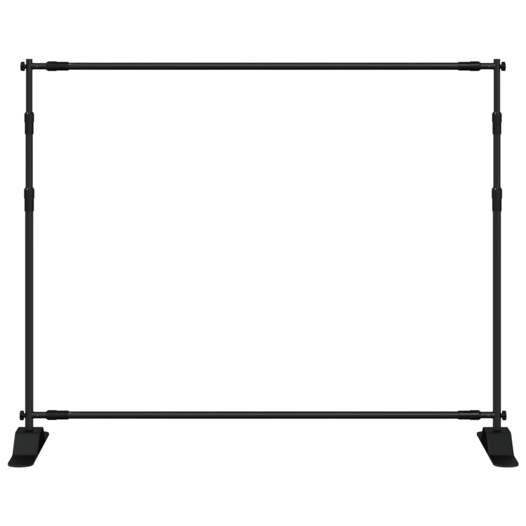 Backdrop Stands 2 pcs  Black 254x243 cm Steel