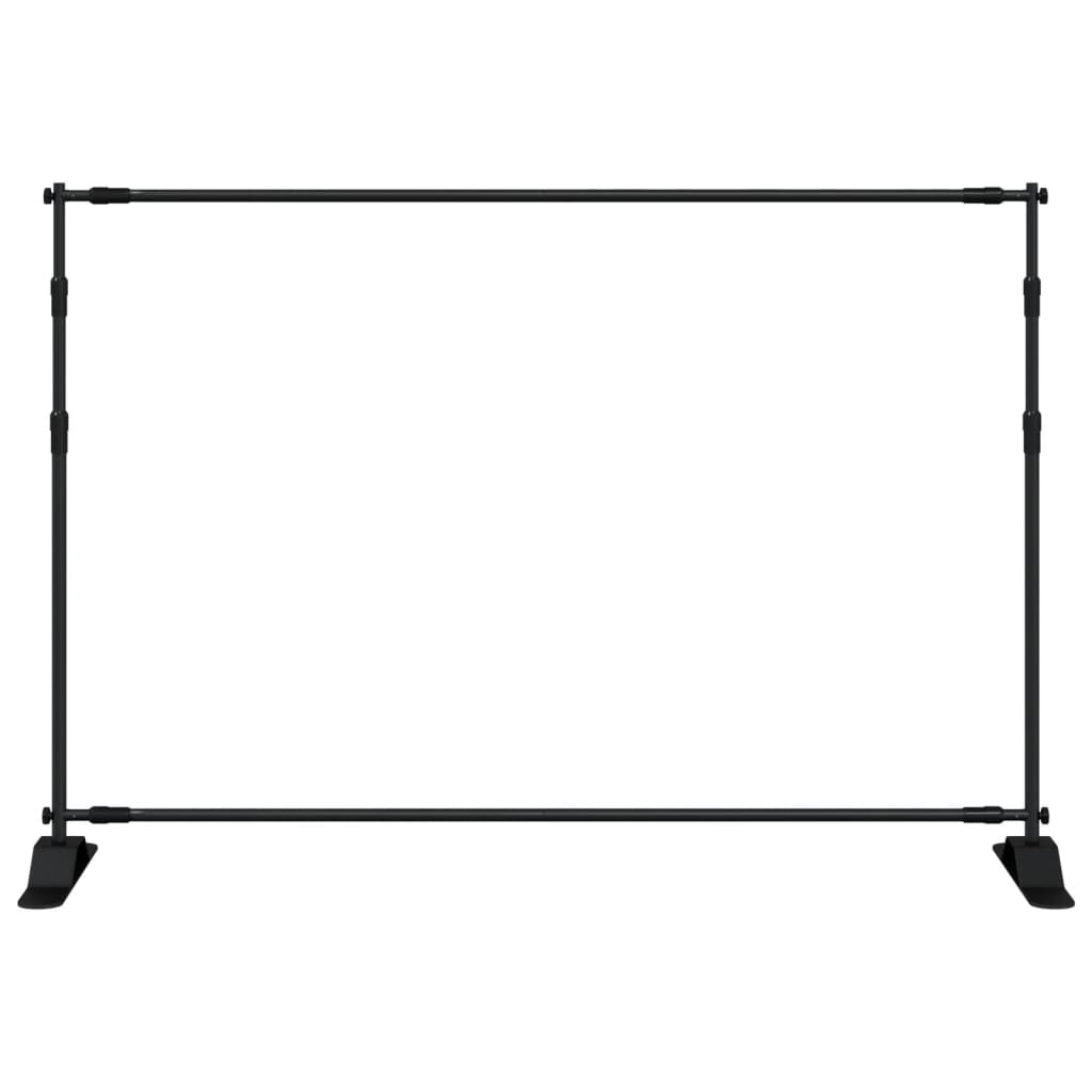 Backdrop Stands 2 pcs Black 305x243 cm Steel