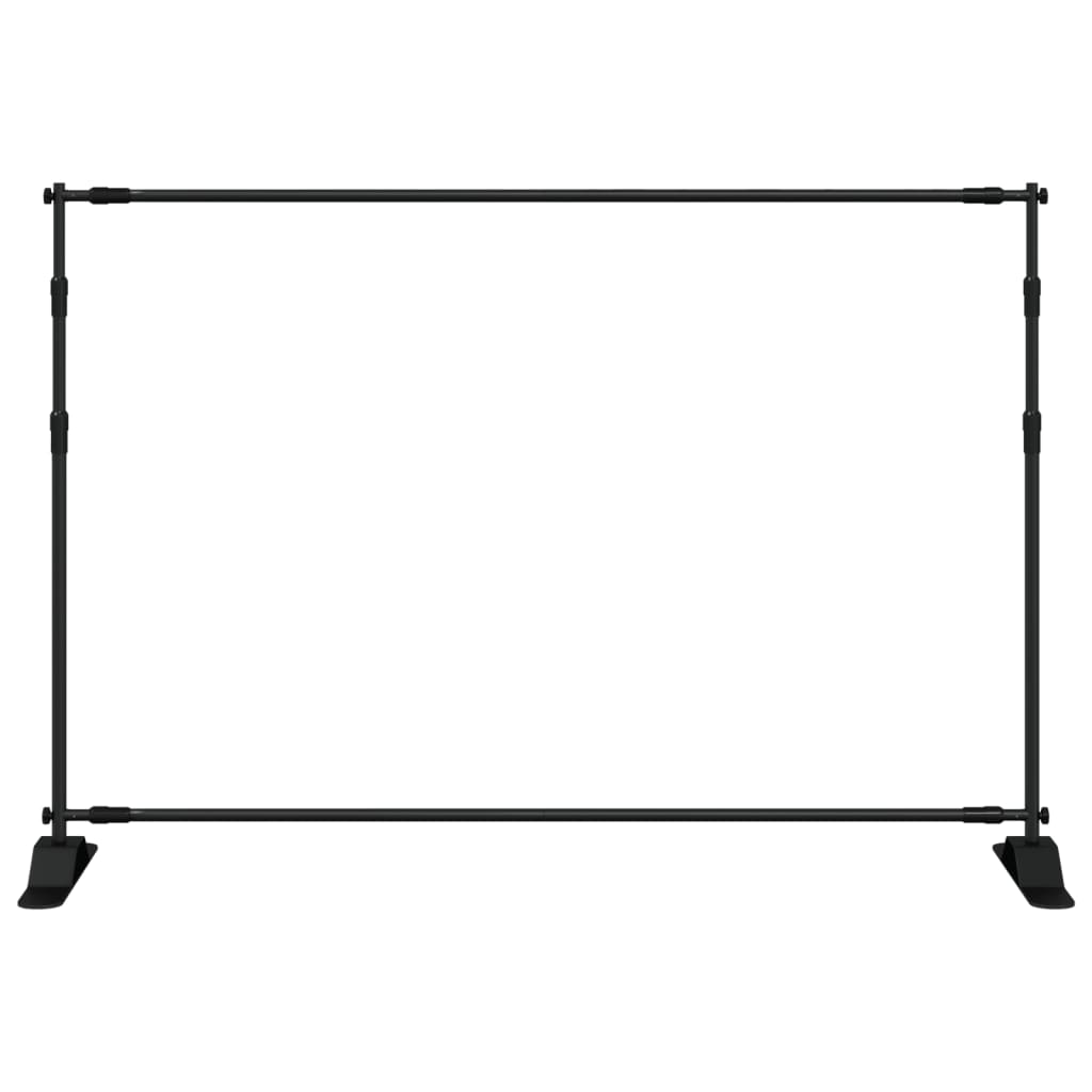 Backdrop Stand Black 305x243 cm Steel