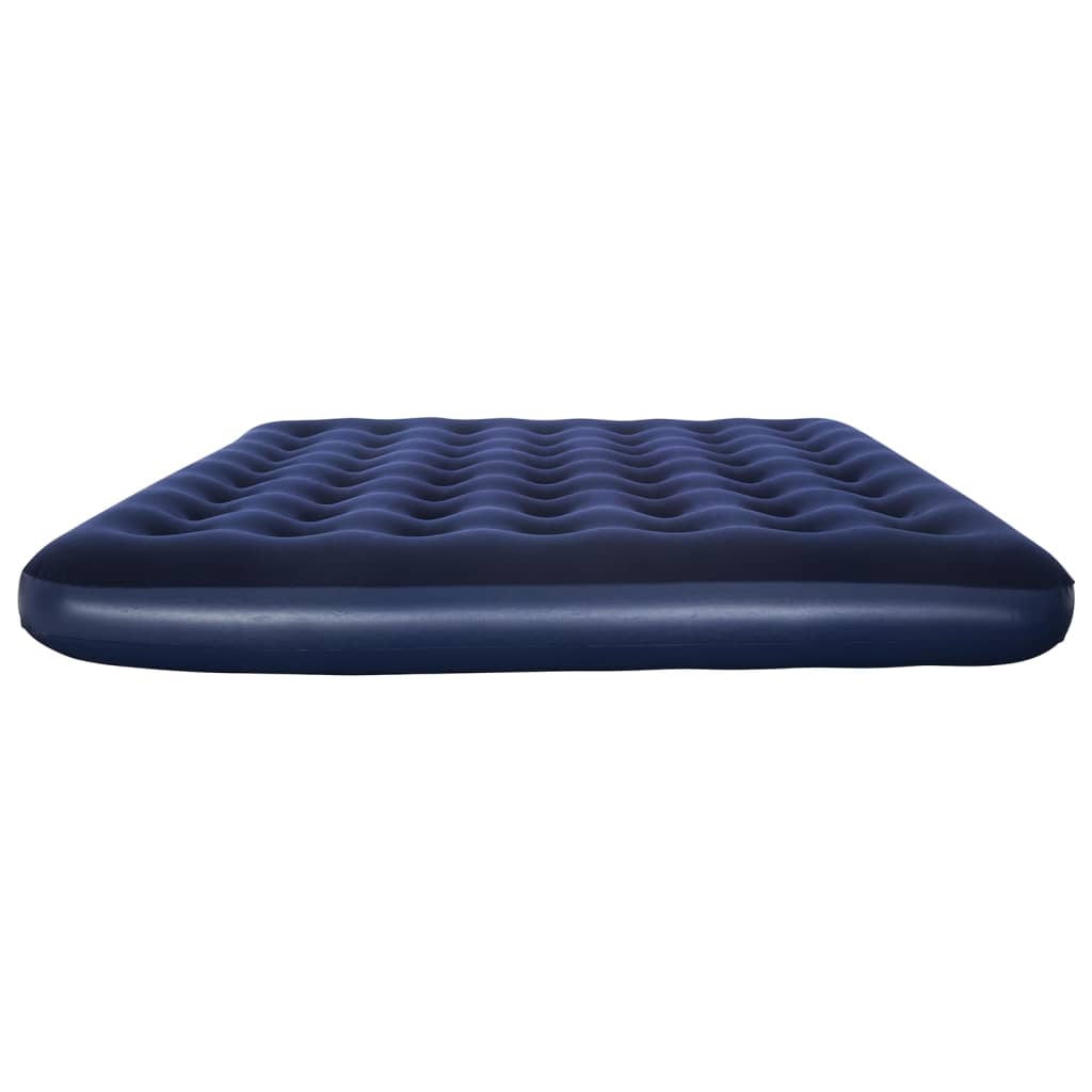 Inflatable Flocked Airbed 203x183x22 cm 67004