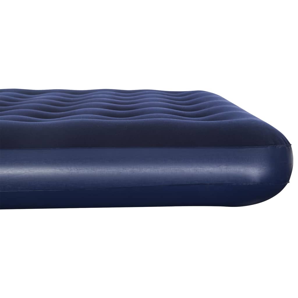 Inflatable Flocked Airbed 203x183x22 cm 67004