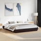 Bed Frame Black 180x200 cm Engineered Wood
