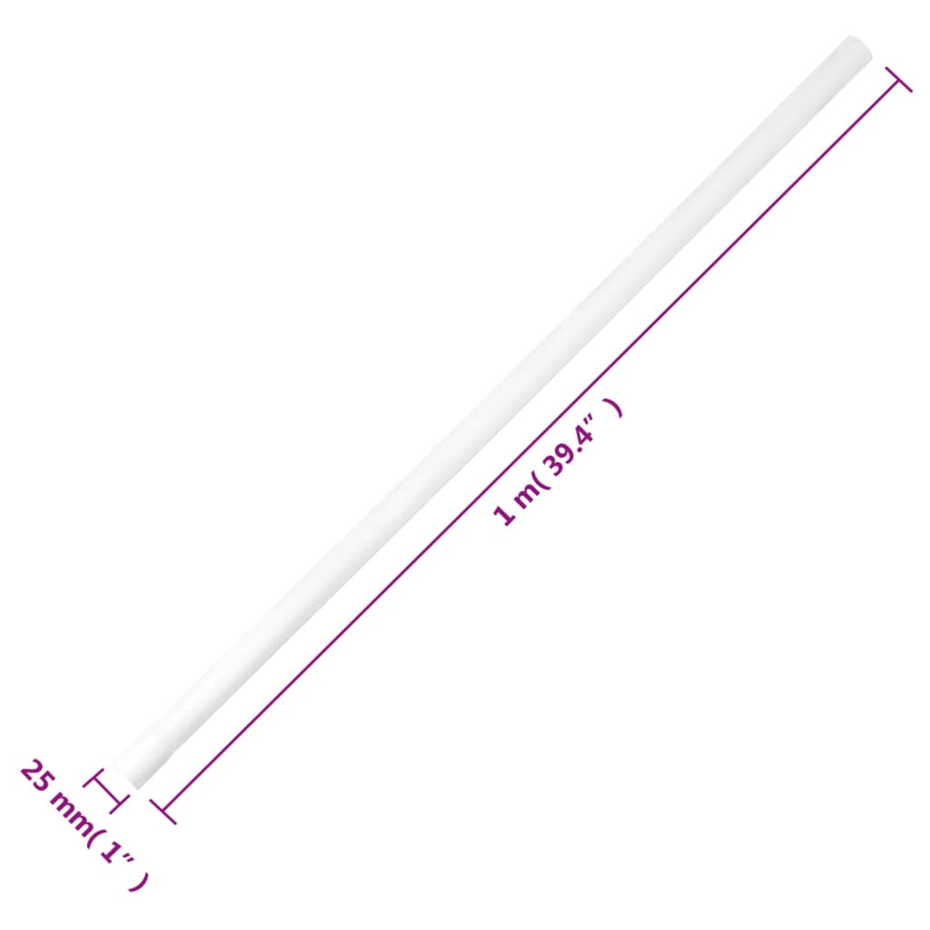 Cable Trunkings with Clips Ø25 mm 10 m PVC