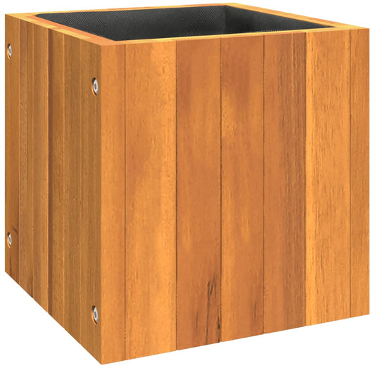 Garden Planter 25x25x25 cm Solid Wood Acacia