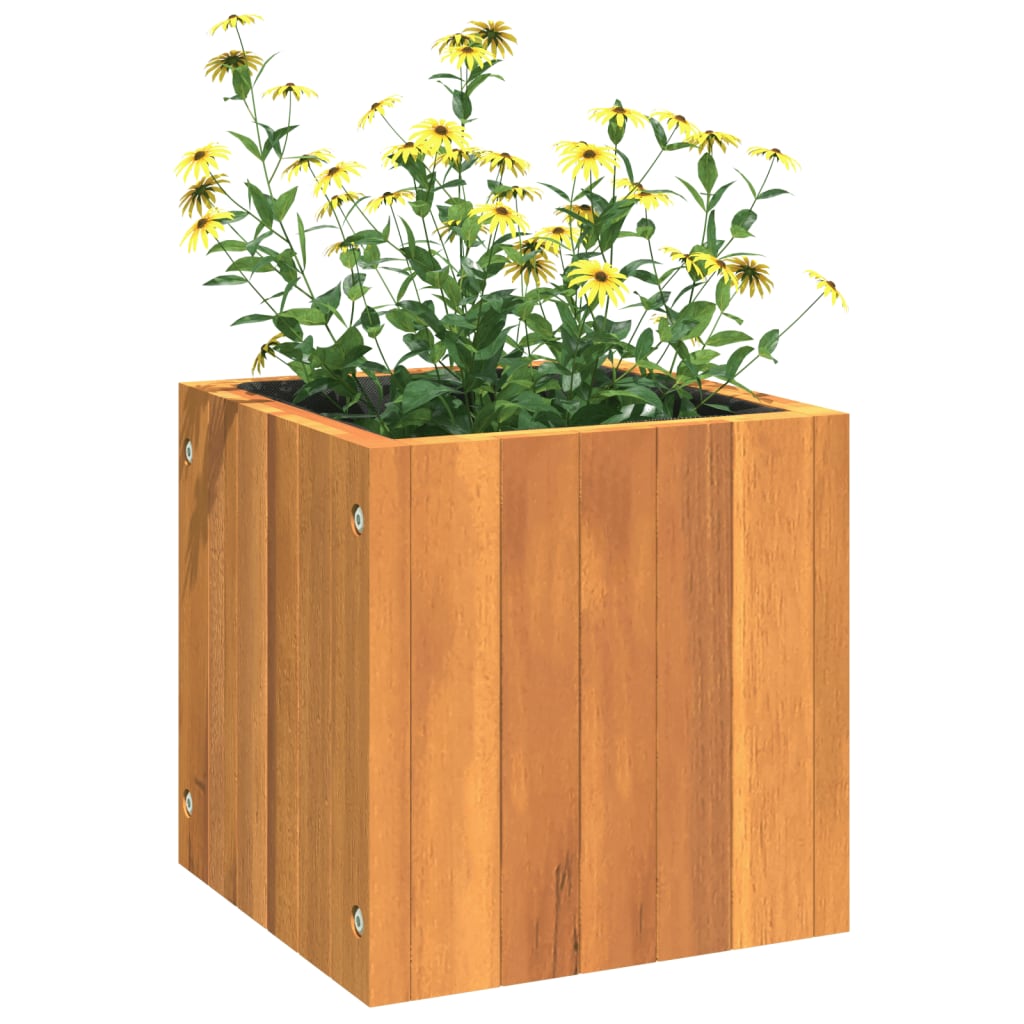 Garden Planter 25x25x25 cm Solid Wood Acacia