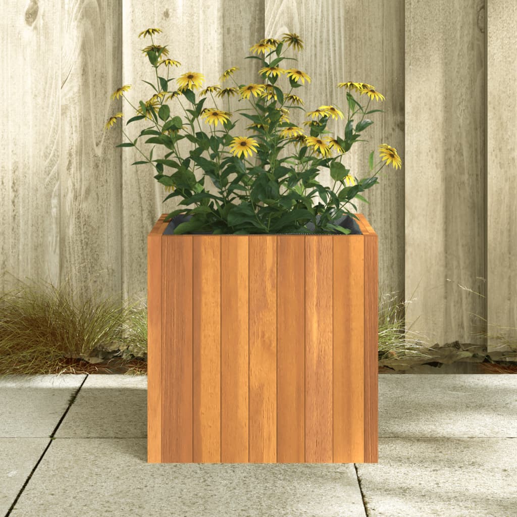 Garden Planter 35x35x35 cm Solid Wood Acacia