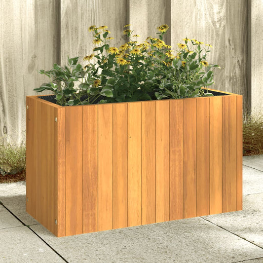 Garden Planter 59x27,5x35 cm Solid Wood Acacia