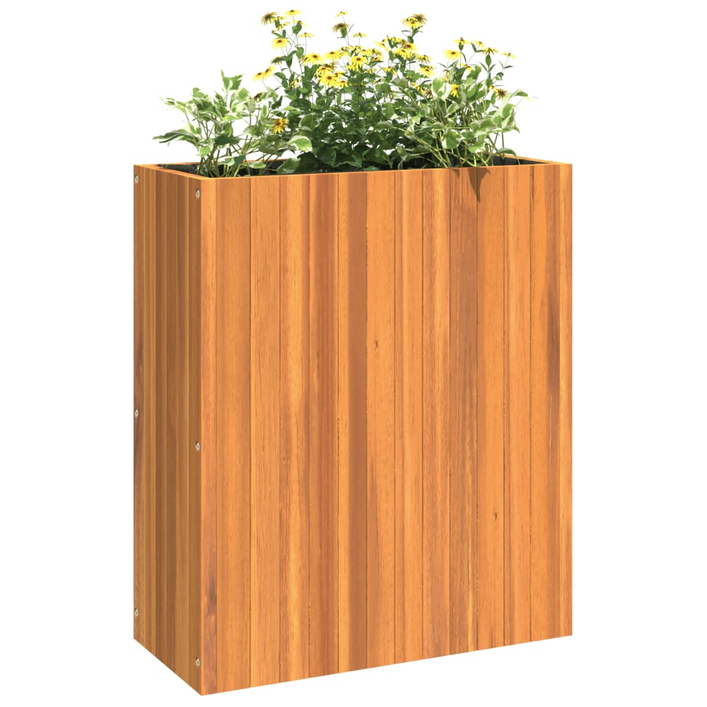 Garden Planter 59x27,5x70 cm Solid Wood Acacia