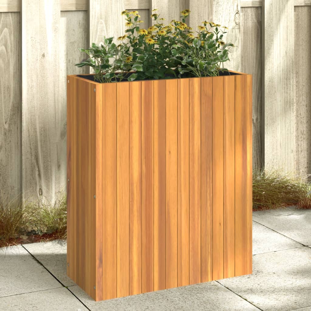 Garden Planter 59x27,5x70 cm Solid Wood Acacia