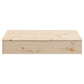 Sandpit with Cover 111x111x19,5 cm Solid Wood Pine